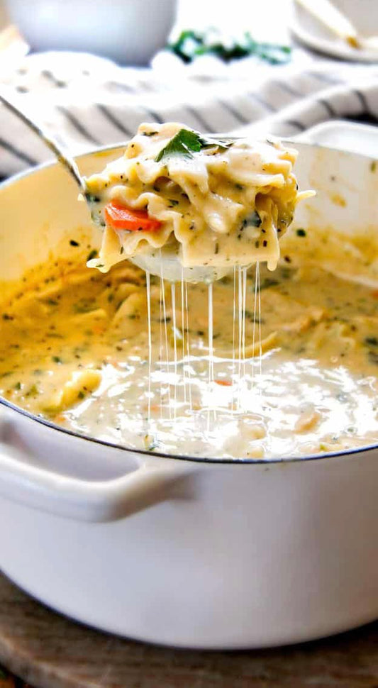 Week 162: White Chicken Lasagna Soup