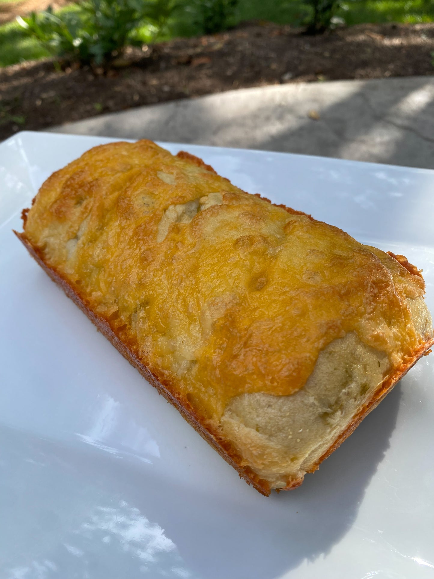 Green Chile Cheese Bread - One Loaf