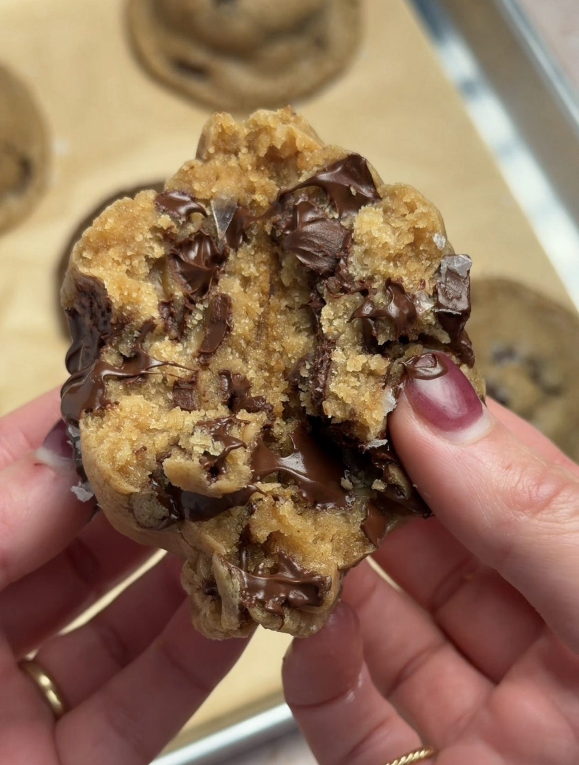 Chocolate Toffee Crunch Cookies