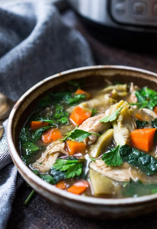Week 299: Chicken Artichoke Soup with Wild Rice