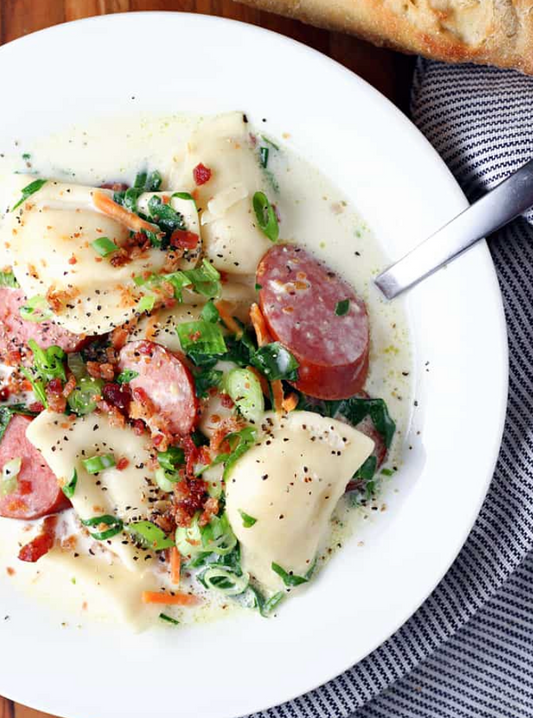 Week 297: Creamy Pierogi Soup