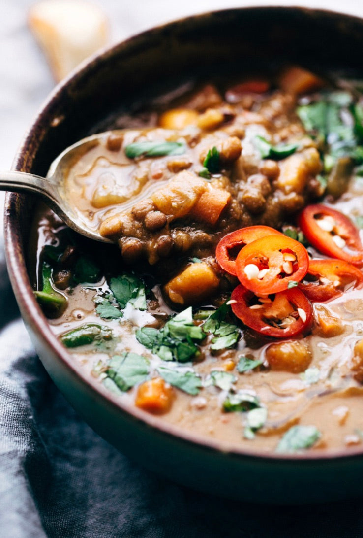 Week 292: Moroccan Sweet Potato Lentil Soup