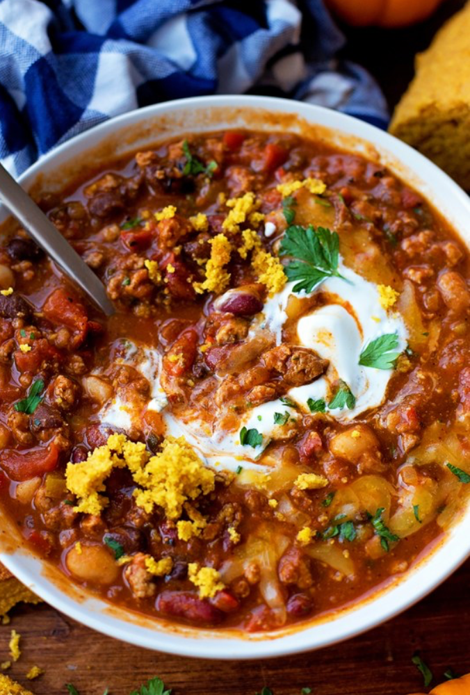 Week 143: Pumpkin Turkey Chili