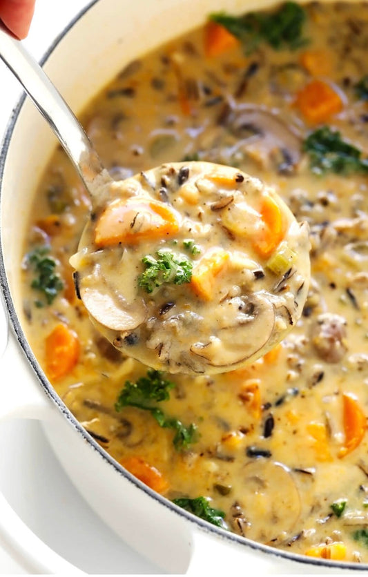 Week 150: Cozy Chicken Soup with Wild Rice