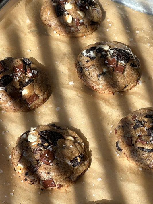 Brown Butter Cookies 'n Cream Cookies
